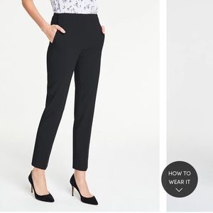 Ann Taylor bi stretch side zip ankle pant 6